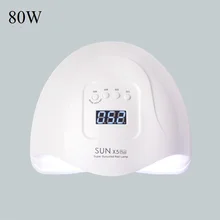 80 Вт Светодиодная УФ-лампа для ногтей с 45 шт. светодиодный s для маникюра гель Сушилка для ногтей сушильная лампа для полировки ногтей 30 s/60 s/99 s автоматический датчик Маникюрный Инструмент