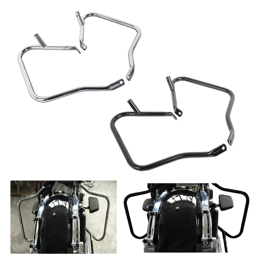 Мотоциклетные седельные сумки охранники кронштейн для Harley Road King Electra Glide Road Glide