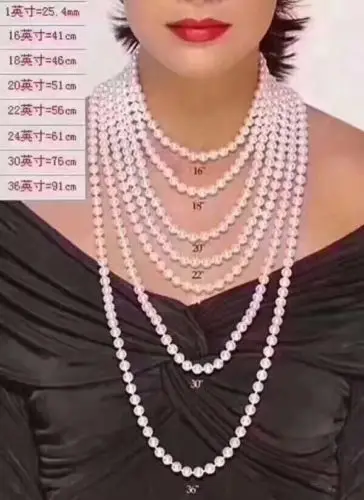 Хорошее градуированное AAA белое 4,5-9 мм Akoya Жемчужное ожерелье 1" 16" 1" 14 k/20 золото