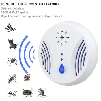 

3Pcs Imitation Biological Wave Mouse Mosquito Insect Killer Ultrasonic Pest Control Electronic Mosquito Repellent With US Plug