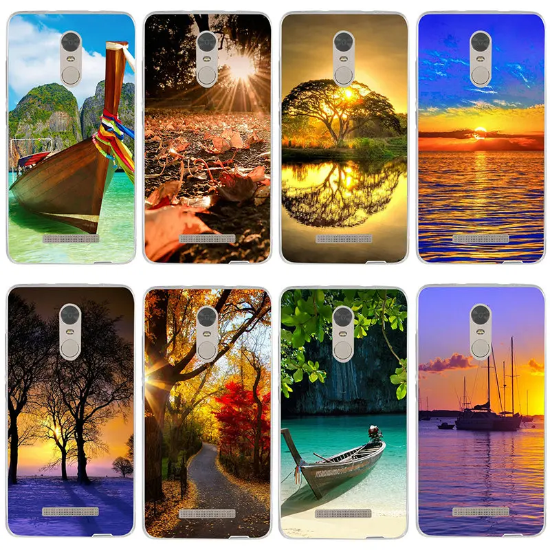 For Xiaomi Mi Max Note 2 3 4 4C 4i 5X 6X 8 9 SE A2 9T CC9 Pro Shell Soft Silicone Phone Case Nature Shine Breeze | Мобильные