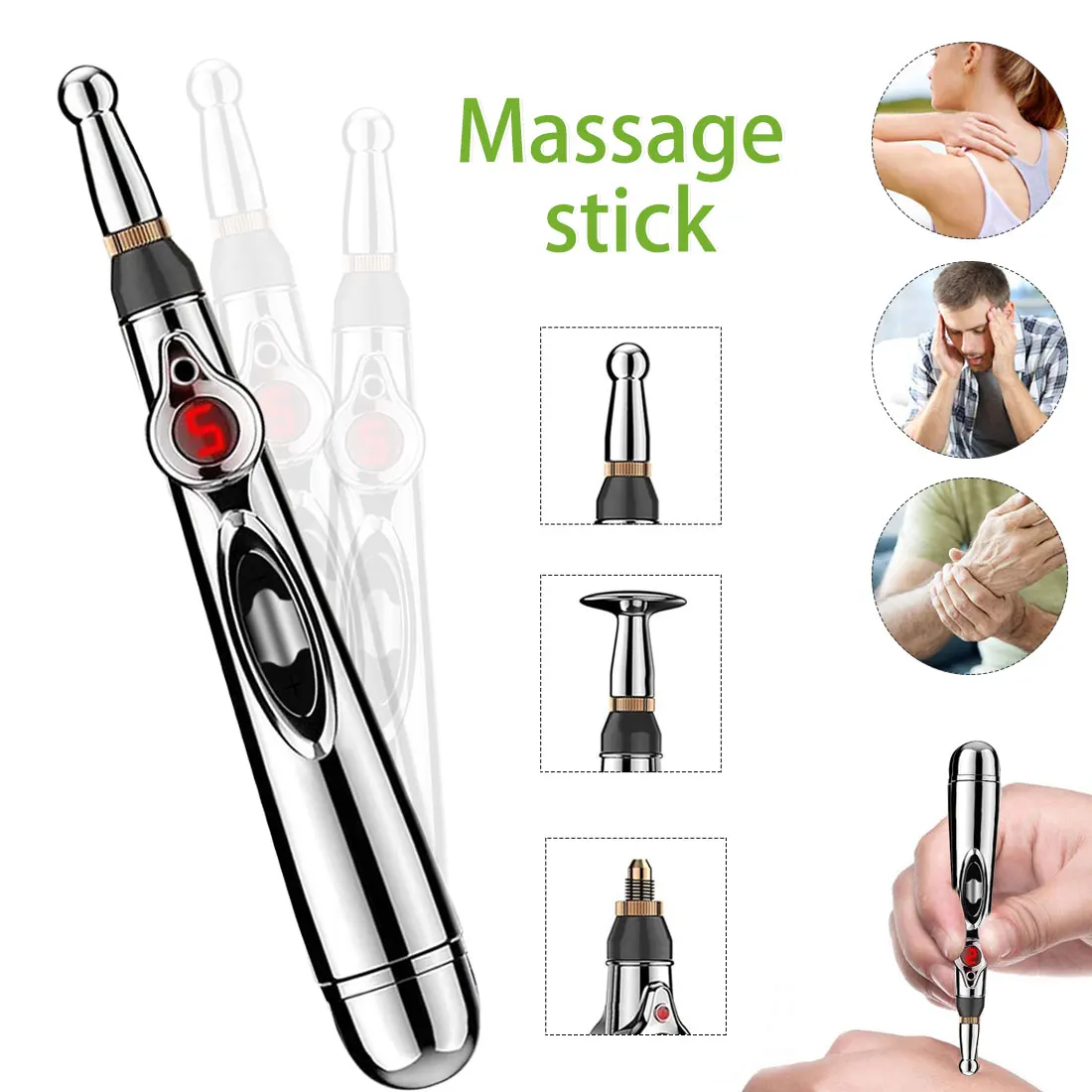 Laser Therapy Electronic Meridian Electric Acupuncture Point Massage
