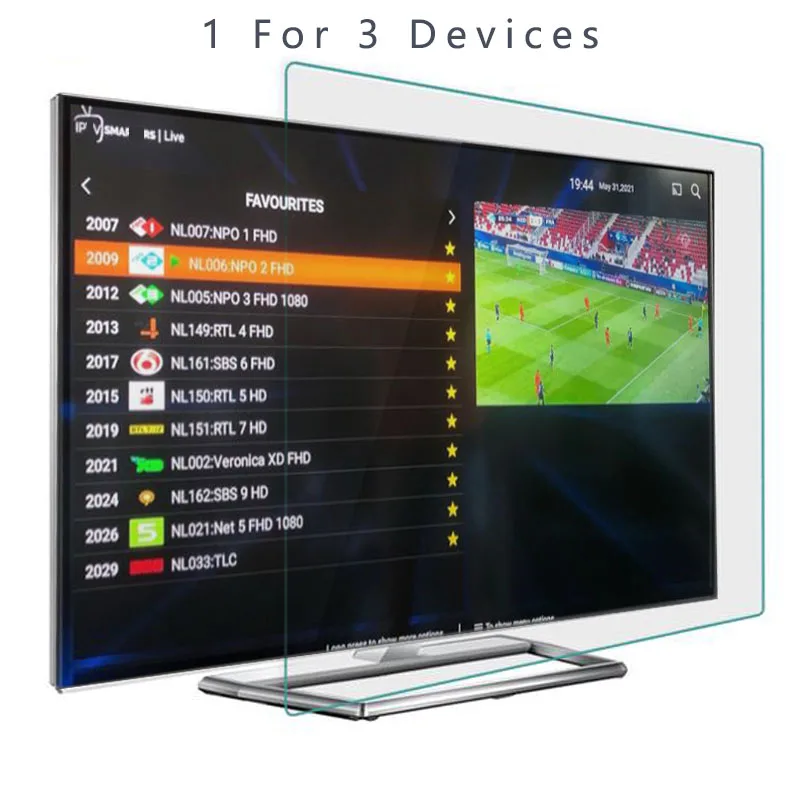 HD  Hot Ott live-go 1 FOR 3 devices Screen Protector Protector Film for PC Android Smart tv Protector