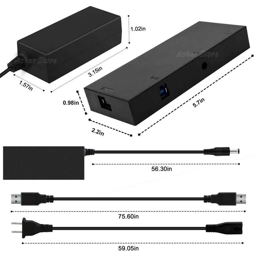 Kinect 2,0 Версия сенсор адаптер переменного тока блок питания для Xbox one S/X/Windows PC для X BOX ONE Slim/X адаптер Kinect
