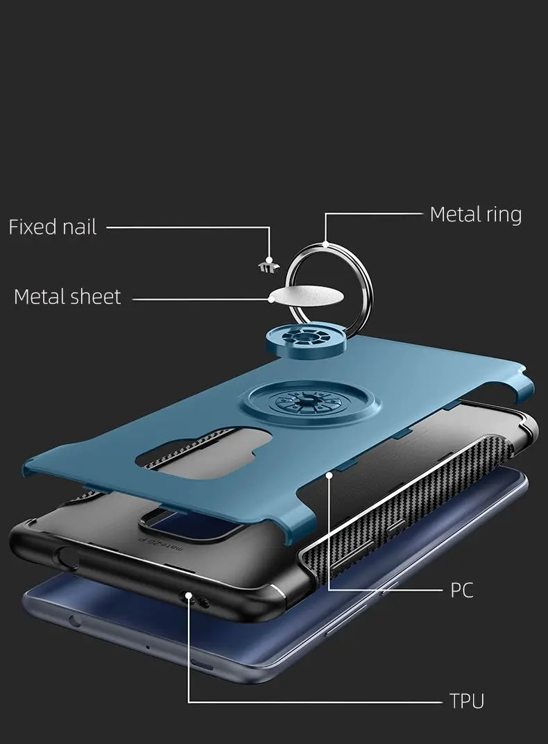 Для huawei mate 20 20 pro Чехол невидимое крепление в виде кольца на палец чехол для huawei mate 20X20 lite Tpu контроль пыли Чехол