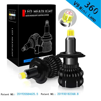 

Non-polar 3D 48PCS Chips H4 H1 H7 H8 H11 LED Lamp Car Headlight 100W Bulbs H10 HB3 HIR2 9012 H3 360 degree 6000K 12V Auto Light