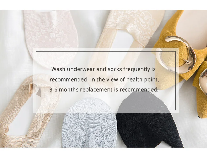 CXZD 2 Pairs Fashion Women Girls Summer Socks Style Lace Flower Short Sock Antiskid Invisible Ankle Socks 2019 (30)