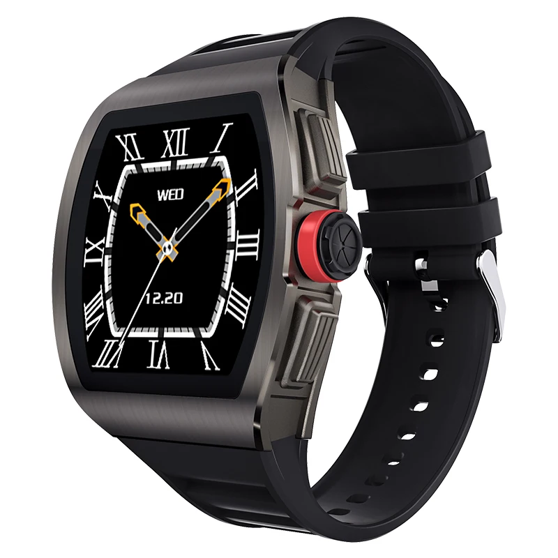 slide men's black smart watch