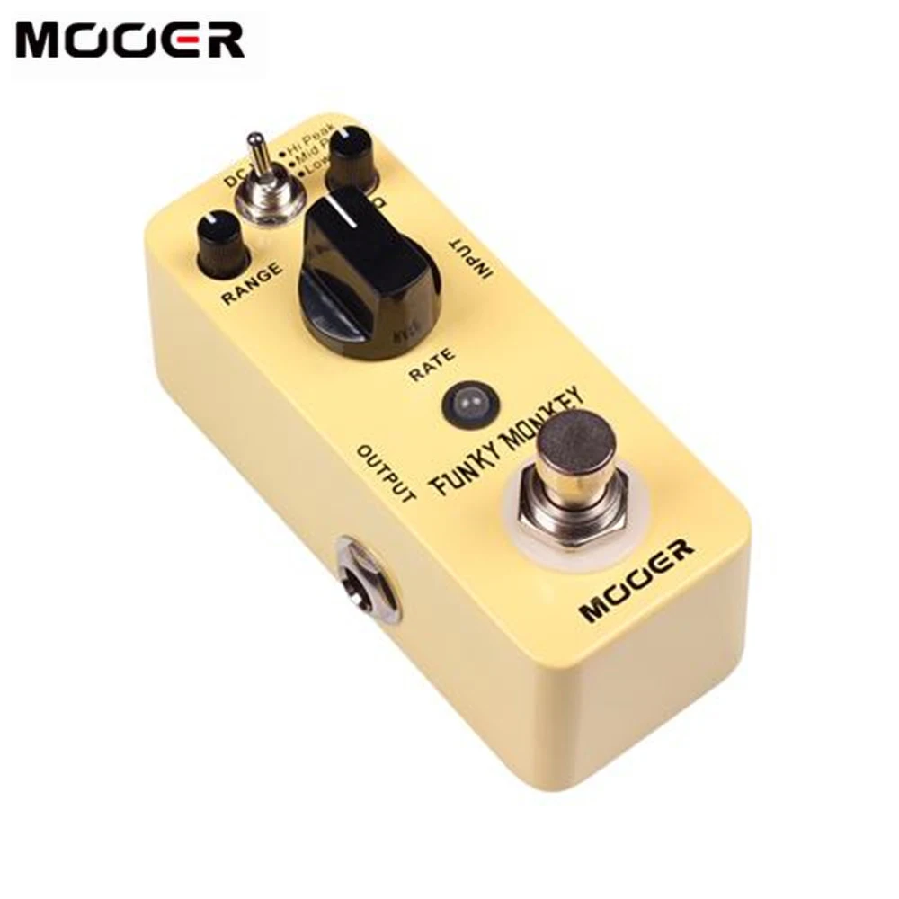MOOER FUNKY MONKEY Auto Wah мини цифровая гитарная педаль эффектов 3 пиковых режима True Bypass полностью металлический корпус аксессуары для гитары