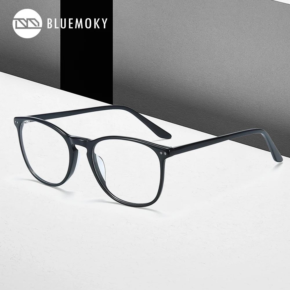 Мужские Круглые очки BLUEMOKY модные дизайнерские оправы для очков аксессуары 2020