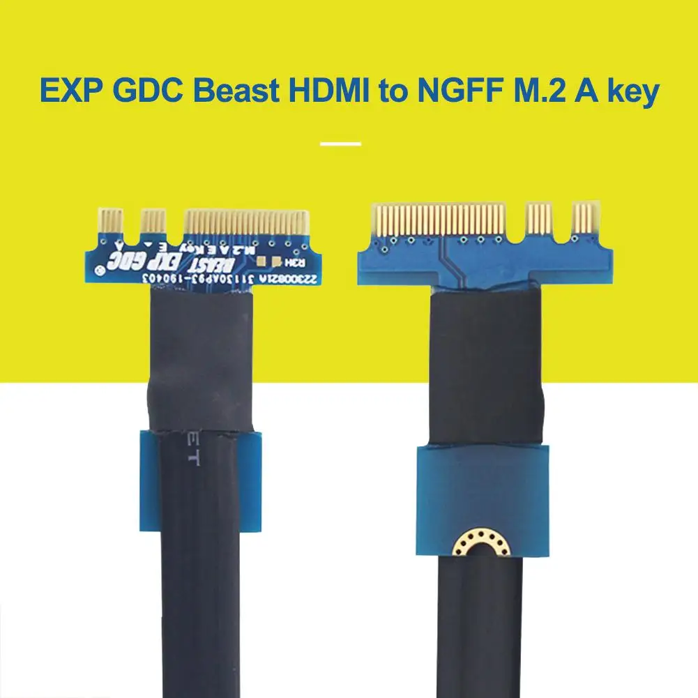

EXP GDC Beast HDMI To NGFF M.2 A Key Cable Notebook External PCI-E Graphics Card Separate Interface Cable