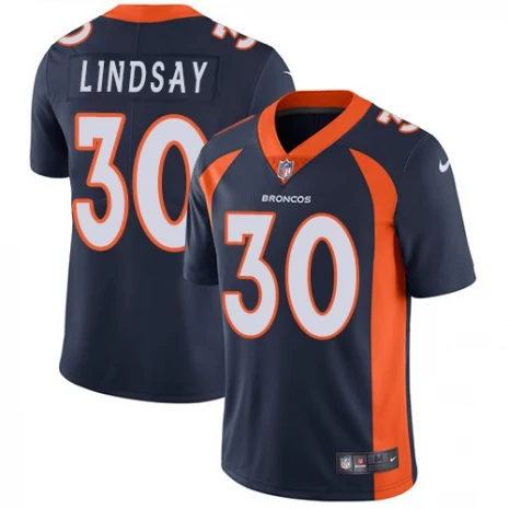 AS PICTURE Мужская Черная майка Denver Phillip Lindsay Broncos - Цвет: AS PICTURE