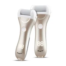 LED Display Rechargeable Callus Remover Waterproof Electric Foot File Feet Dead Skin Remover Grinding Roll 2 Speeds Heel Grinder