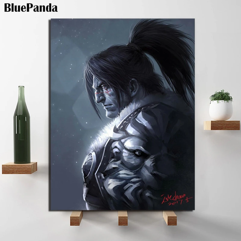Warcraftes мир художественное искусство Varian Wrynn настенная живопись холст печать