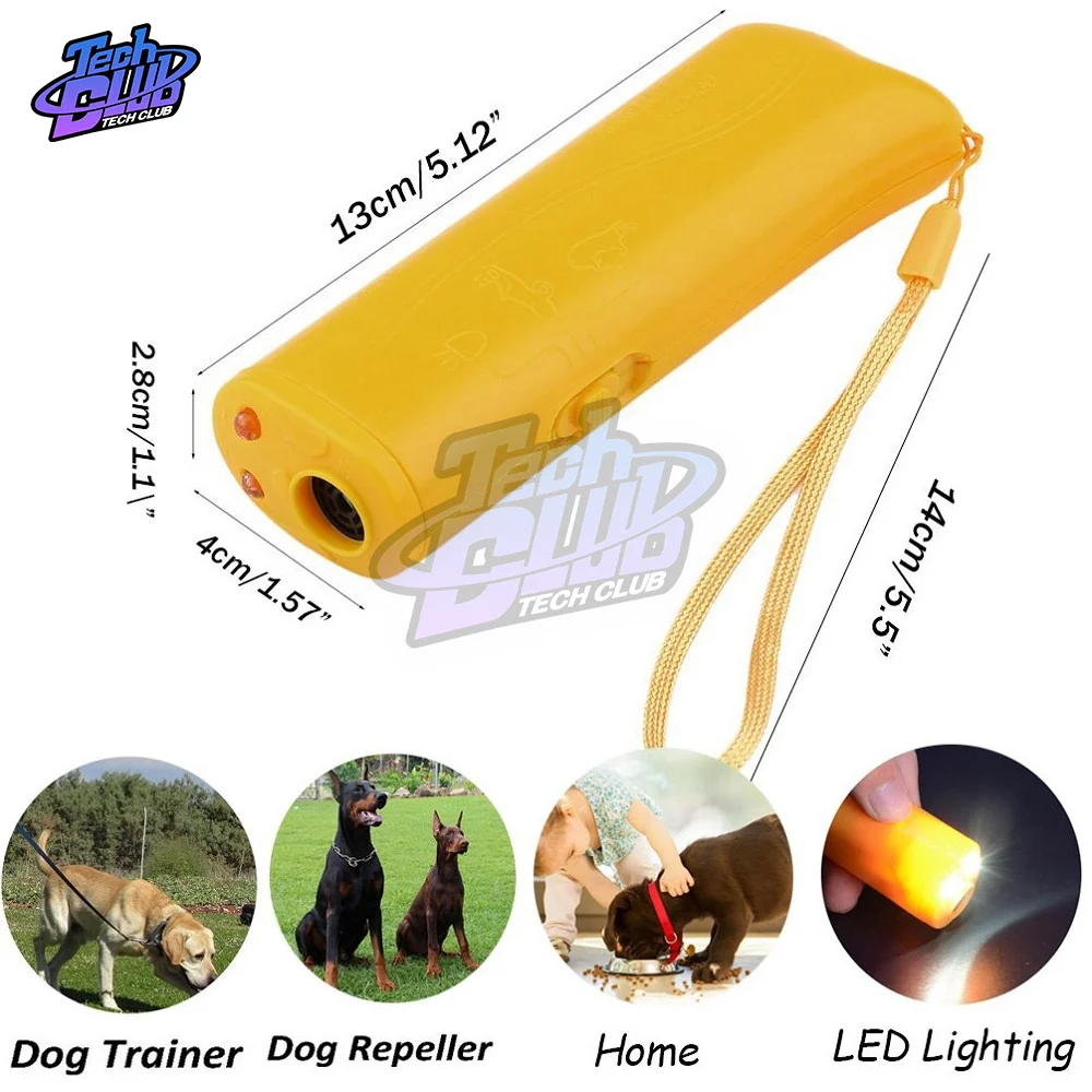 Dispositivo Anti-Abbaio A Ultrasuoni Per Cani – Ricaricabile, 2 Modalità Regolabili, IPX45, Per Cani Piccoli, Medi E Grandi (5-80 Lbs)