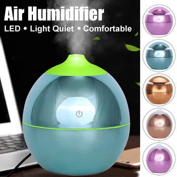 

USB Aroma Essential Oil Diffuser Ultrasonic Air Home Humidifier Mini Mist Maker Aroma Diffuser 130ML 7 Color LED Light Office
