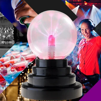 

USB Plasma Sphere Lightning Lamp Lights Glass Ball Decoration Party Vintage