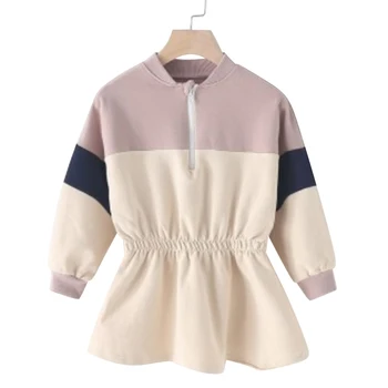 

Fashion 2019 baby girl spring dress Cotton kids clothes girls long sleeve princess dresses for children sport clothes costume