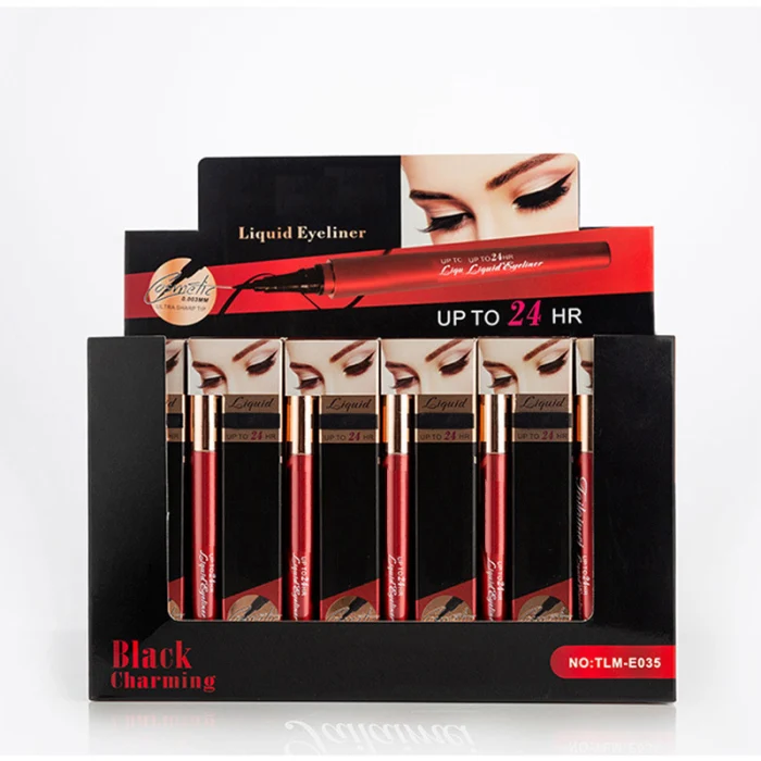 Eyeliner Waterproof Smudgeproof Long Lasting Quick Dry Liquid Eye Liner Pen