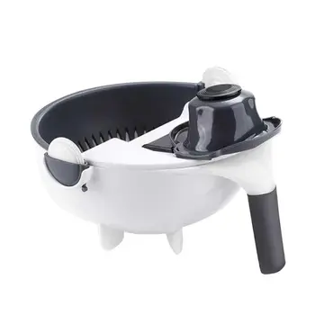 

9 In 1 Slicer Food Cutter Fruit Vegetable Chopper Grater Peeler With 7 Blades