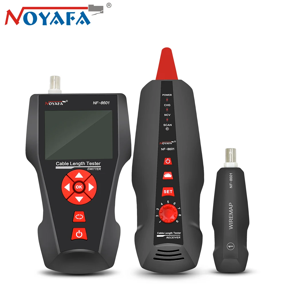 Noyafa NF-8601W кабель трекер детектор проводки Finder Сети Кабельный тестер сетевых