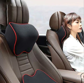 

Car Neck Headrest Pillow Cushion for Volkswagen VW TIGUAN CC Passat B6 B7 B8 Maogotan Golf Skoda Octavia