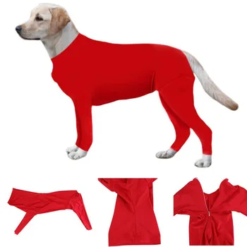 

Dog Clothes Operative Protection Long Sleeves Bodysuit Jumpsuit Winter Jumpsuit for Dogs