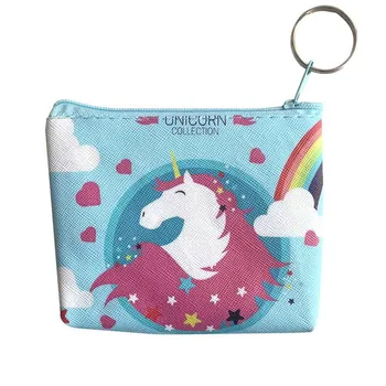 

Hot Sale Summer Unicorn Coin Purses Holder Animal Women Mini Change Wallets Money Coin Bag Children Zipper Pouch