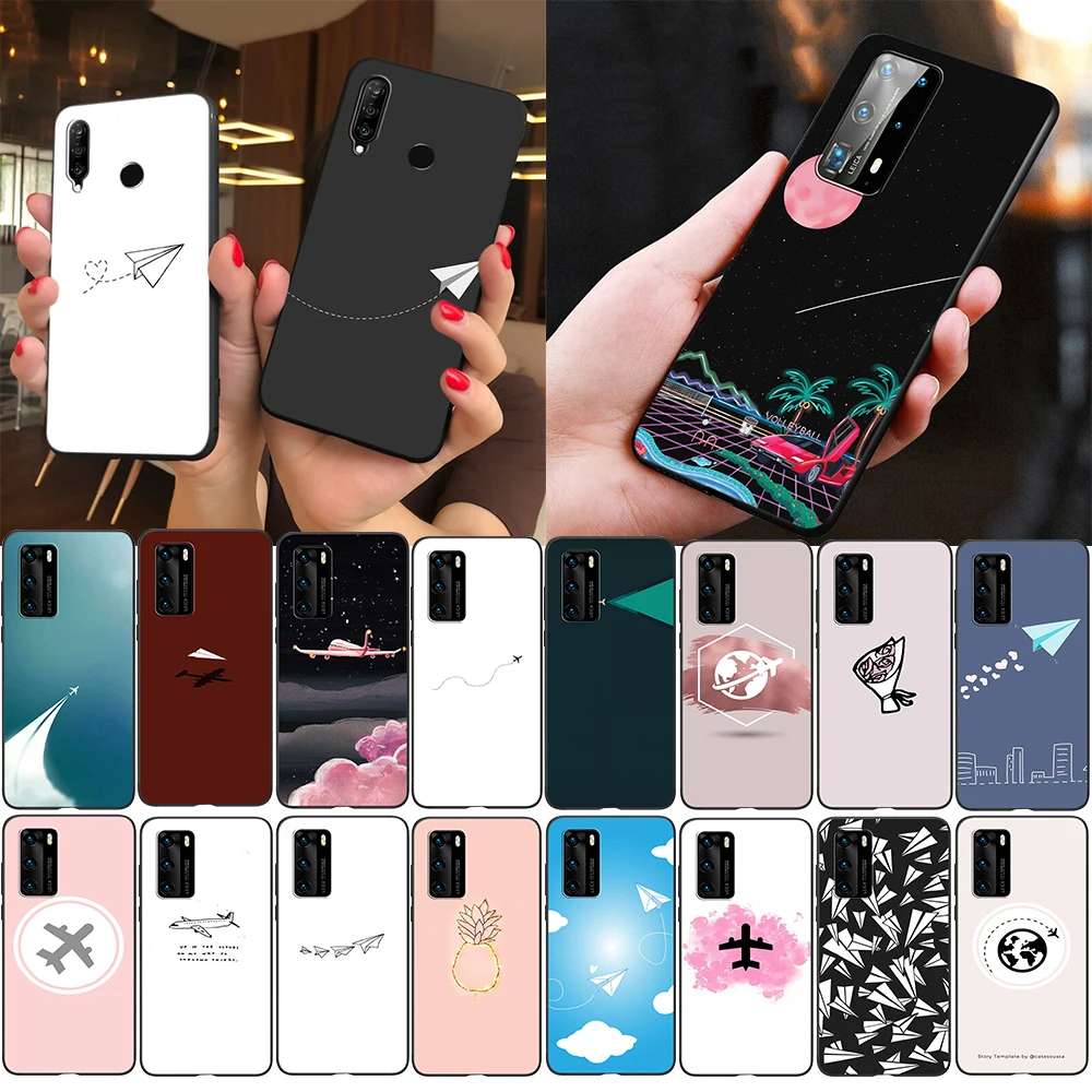 Мягкий силиконовый чехол для Huawei P10 P20 P30 P40 Lite Pro Max|Бамперы| |