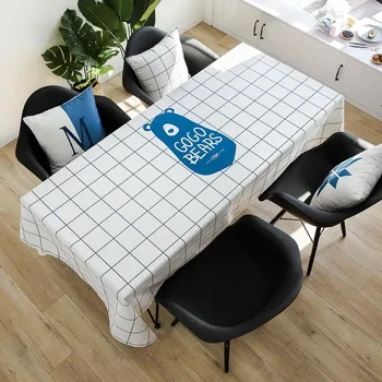 

Small Fresh Waterproof Tablecloth Tablecloth Square Coffee Table Tablecloth 3