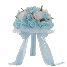 1 шт. искусственный цветок свадебный букет для свадебной вечеринки цветочный дизайн домашний декор