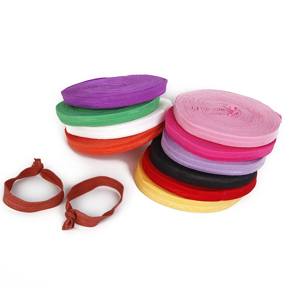 

David accessories 3/8'' (9mm) solid FOE elastic ribbon diy garment headwear headbands accessories DIY handmade materials,5Yc233