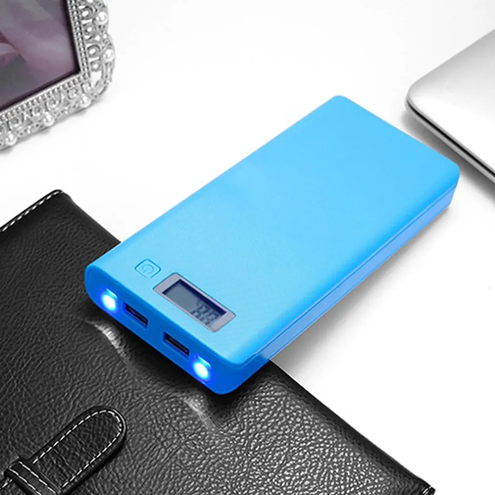 8*18650 battery Portable Power Bank Case Kit Digital Display Welding-Free 8*18650 Mobile Power Box Kit Portable Battery Shell