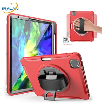 

For iPad Pro 11 2020 Case with Pencil Holder + Hand Strap Stand Cover For iPad Pro 11 2020 Kids Safe Shockproof Protective shell