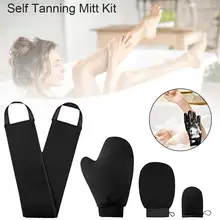 Автозагар перчатки обратно Аппликатор Идеально подходит для загара лосьоны крем для тела муссы-удерживайте продукт равномерно отшелушивающие Аппликаторы