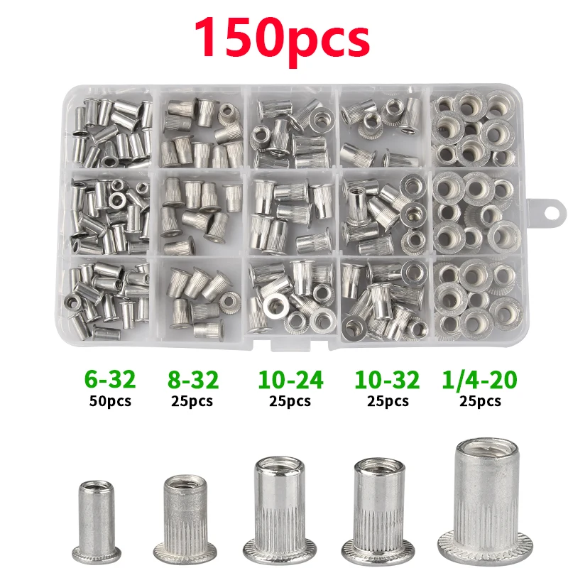 Business & Industrial Heavy Duty Stainless Steel Rivet Nuts Kit
