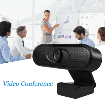 

1080P Adjustable Stable Base High-definition Web Camera Angle with Microphone Wide Compatibility No Driver Video Call for Laptop
