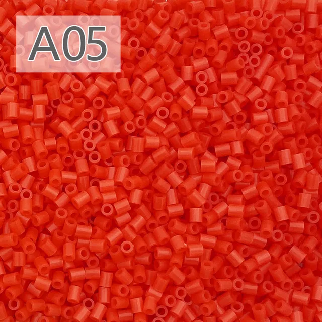 2.6mm/2000pcs/bag Hama Beads PUPUKOU Perler DIY Kids Iron Beads Fuse Handmade Gift Children Toy A05