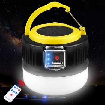 

Newest 280W Camping Light Solar Outdoor USB Charging 3 Mode Tent Lamp Portable Lantern Night Emergency Lamp Flashlight For BBQ