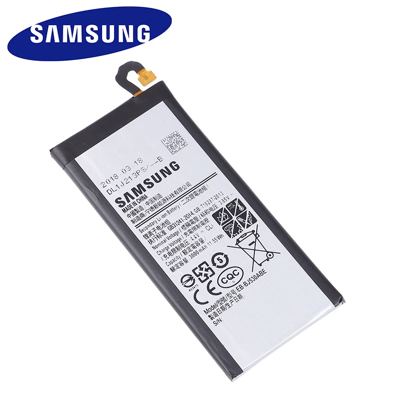EB-BJ530ABE Оригинальная батарея Samsung для Samsung Galaxy J5 /J5 Pro J530 J530F J530G литий-полимерный Батарея 3000 мА-ч