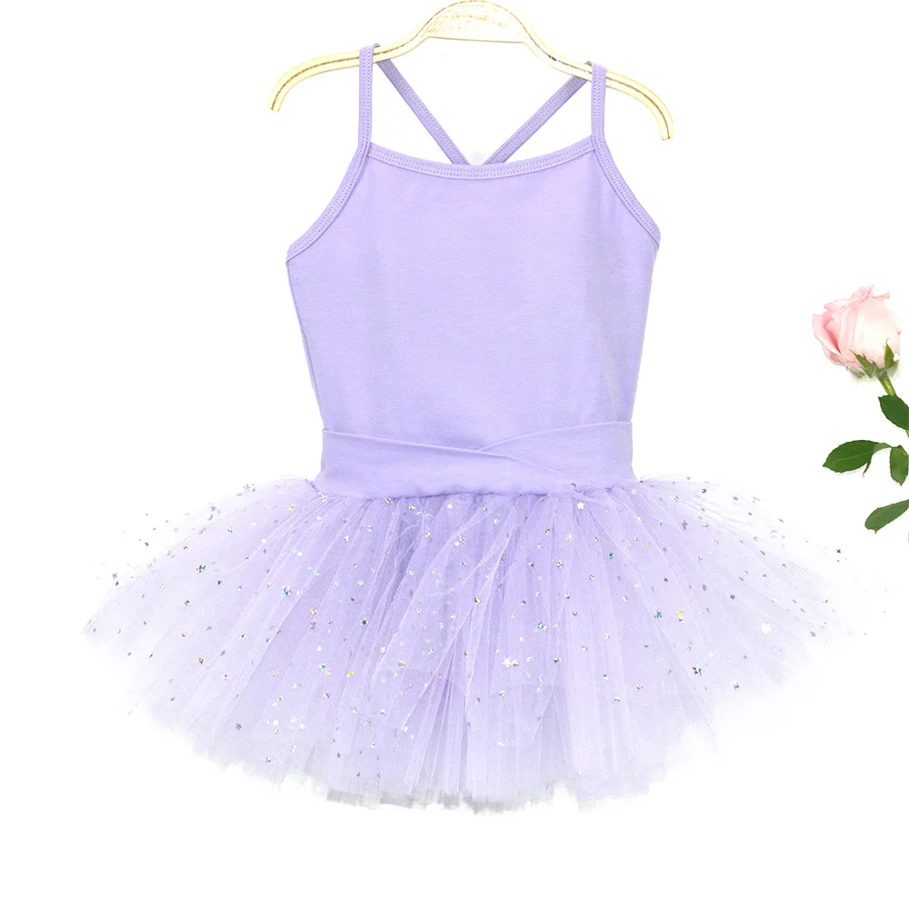 

Girls Ballet Leotard Tutu Dress Ballerina Sparkled Dancewear Costume Good for Birthday Gift