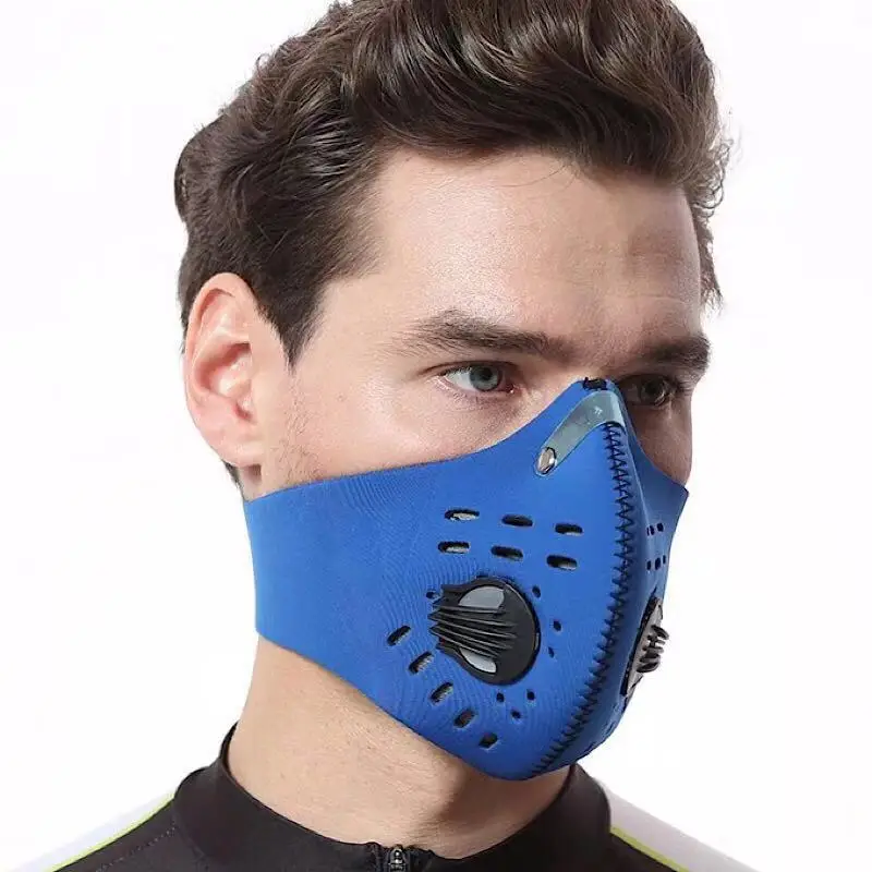 

anti dust mask n99 neoprene n95 smog fog motorbike riding face mouth black custom n99 pm2.5 training sports mask