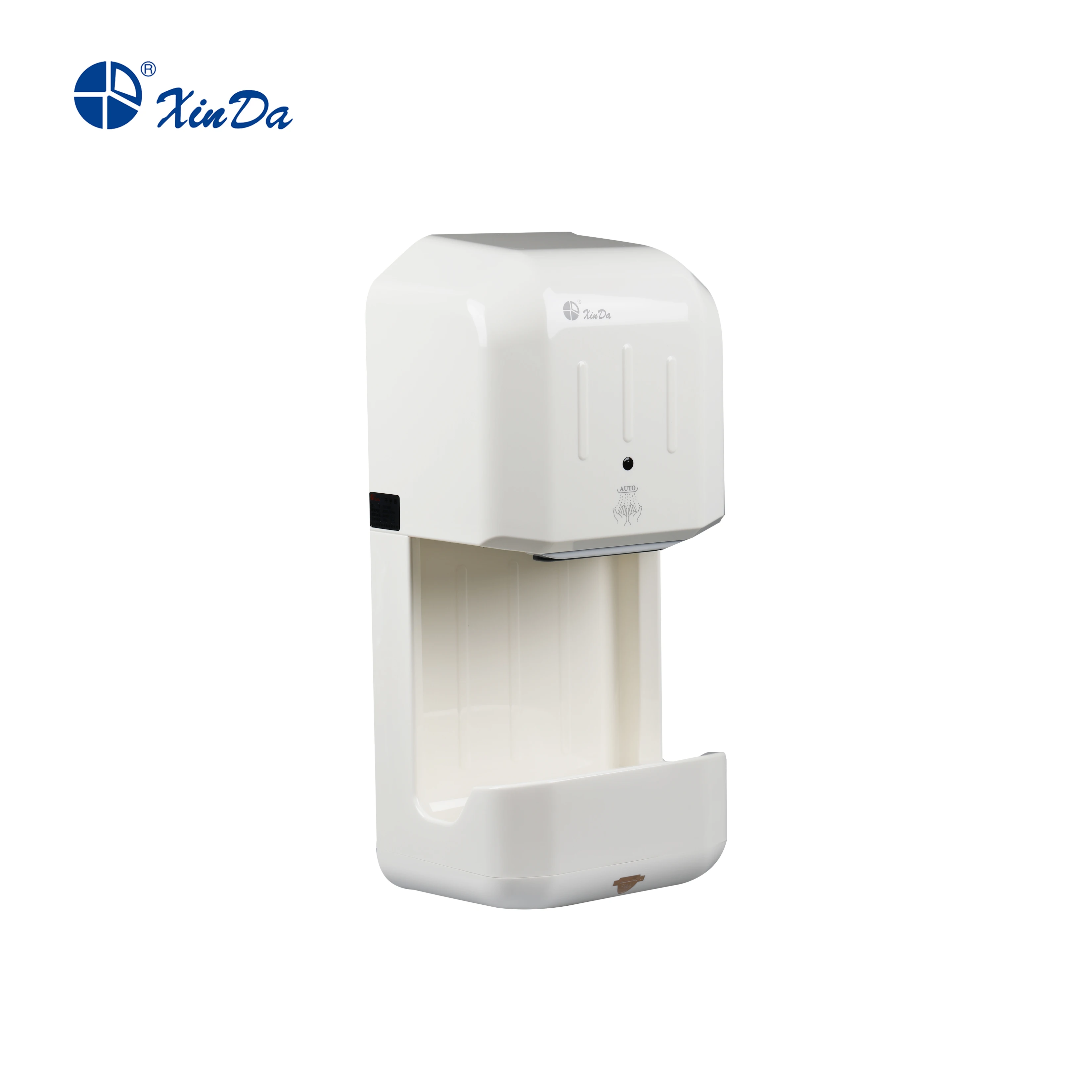 The Xinda GSQ 88 Hand Dryer Stylish(White) Automatic Infrared Induction Sensor with water Tray Collector Wall Mounted