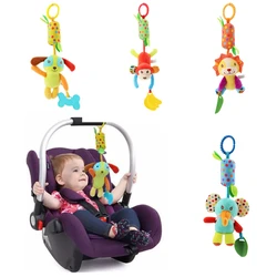 Hochet en peluche pour nouveau né, jouet pour bébé, Animal, poussette, suspendu au lit 