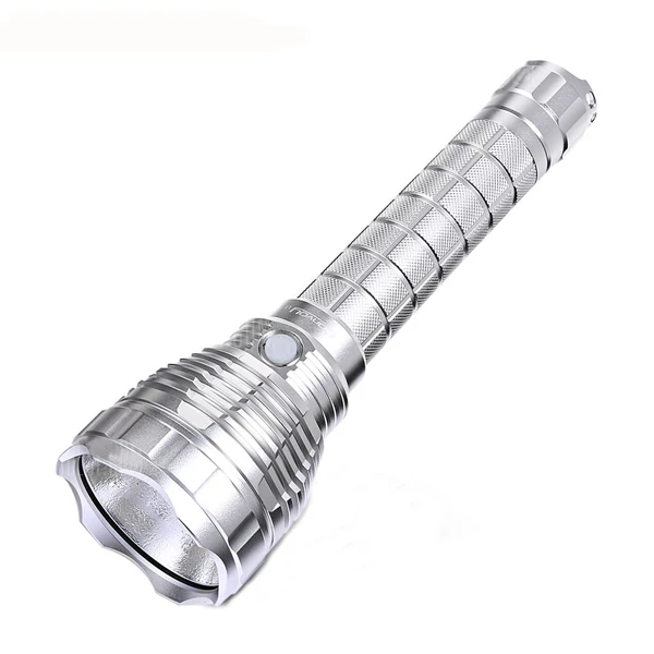 

For Hiking Camping Aluminium alloy 3800LM 26650 Super Bright Long Range LED Flashlight Tangerine Light Cup With Tactical Ring