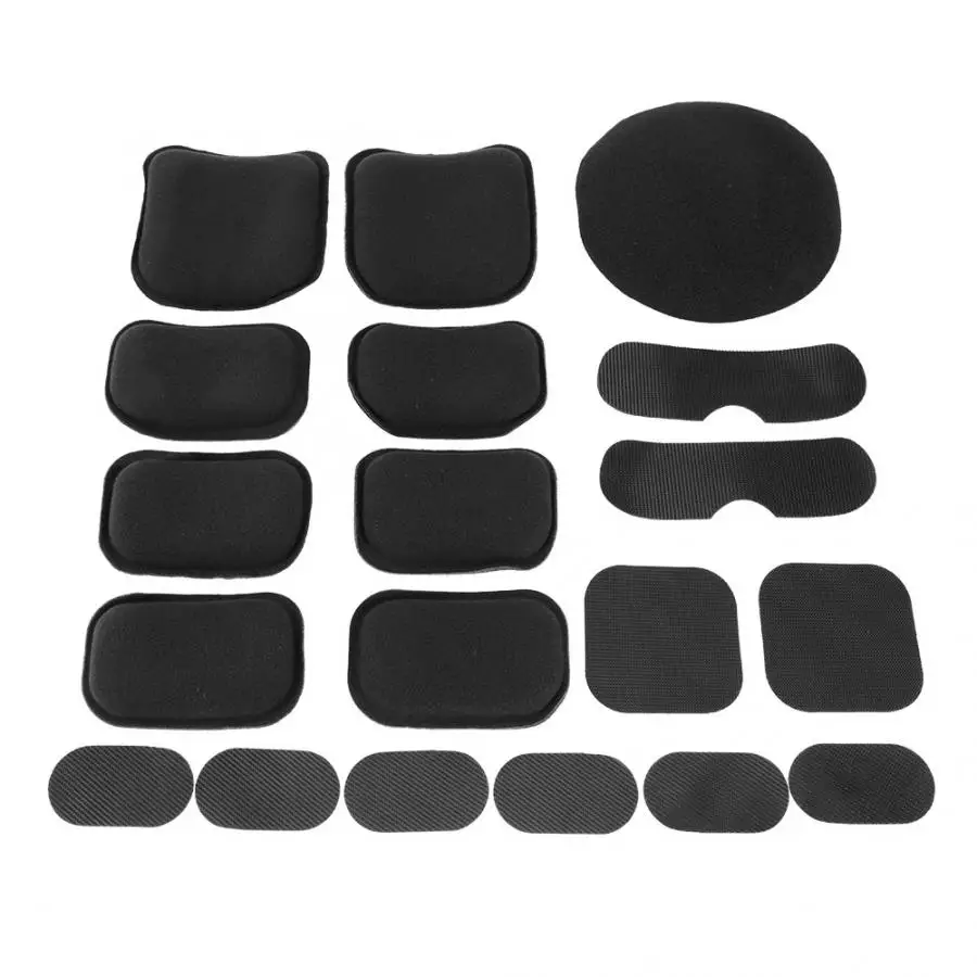 19xblack EVA foam pads cushion for tacticals airsoft military cycling helmet>b 