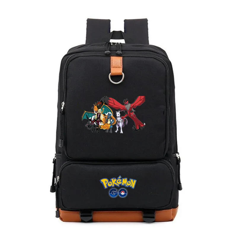 Карманный Монстр Пикачу mochila Печать Рюкзак для подростков Mimikyu Gengar школьная сумка на плечо Рабочая дорожная сумка для ноутбука рюкзак - Цвет: 5