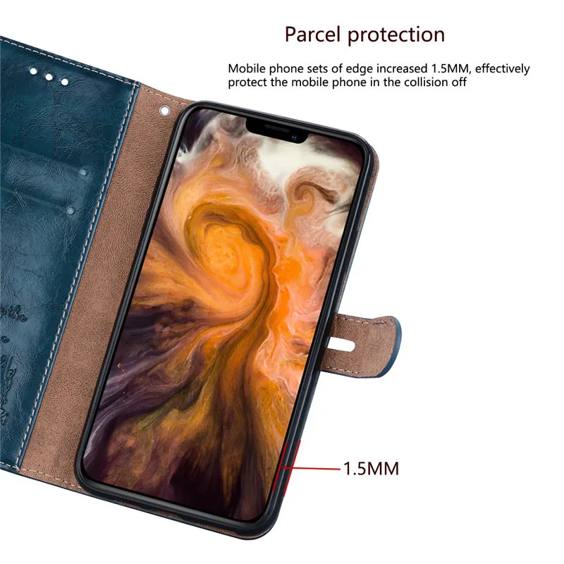 phone pouch case Luxury Flip Case For Huawei P Smart Z 2021 2019 Y6 Prime Y7 Y9 Y5 2018 Pro P30 P40 Lite E Nova 5T 7i 6SE Y7P Y5P Y6s Y7A Cover wallet cases