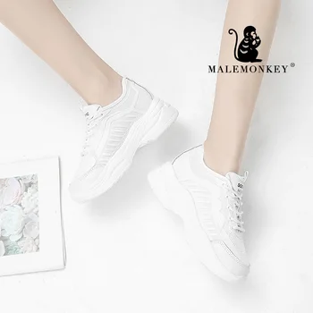 

MALEMONKEY 013051 Woman's Fashion Outdoor Soft Sneakers 2020New Spring Lightweight Running Sport Breathable Ladies Women's Shoes