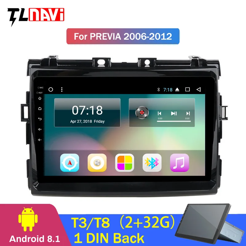 

2G RAM 32G ROM 9 inch Android 8.1 For Toyota Previa 2006-2012 Car DVD Player GPS Navigation Radio